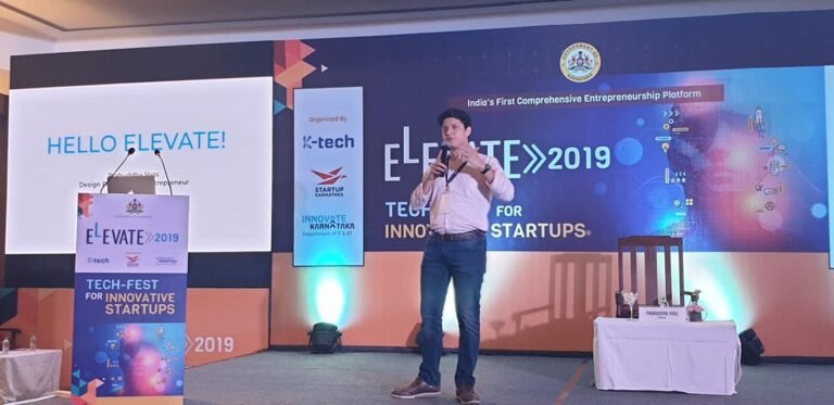 Speaker at Elevate 2019, Innovate Karnataka event